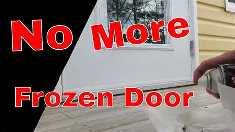 what to keep metal house door from freezing|why does my door keep freezing.